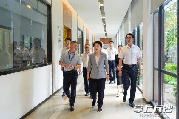 湖南省委常委、長沙市委書記吳桂英調研中偉